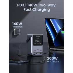 Ugreen Nexode Power Bank 48000 mAh Litio Gris | APLIUM