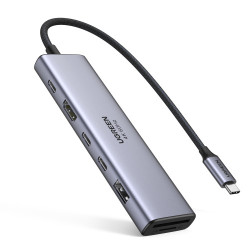 Ugreen REVODOK 7-IN-1 4K@60HZ HDMI DOCK Acoplamiento Base Gr | APLIUM
