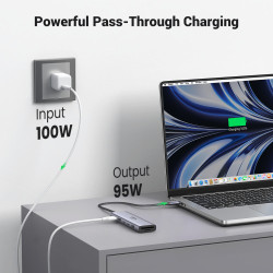 Ugreen REVODOK 7-IN-1 4K@60HZ HDMI DOCK Acoplamiento Base Gr | APLIUM