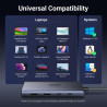 Ugreen 7-in-1 USB-C Hub CM498 Acoplamiento Base Gris | APLIUM
