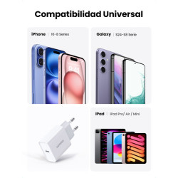 Ugreen 60450 cargador de dispositivo móvil Universal Blanco | APLIUM