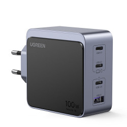 Ugreen Nexode S 100W 4-Port GaN Fast Charger EU gray Ordenad | APLIUM
