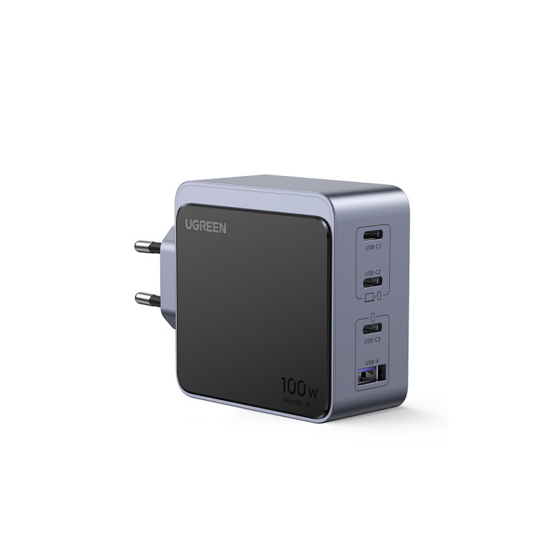 Ugreen Nexode S 100W 4-Port GaN Fast Charger EU gray Ordenad | APLIUM
