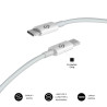 SUBBLIM CABLE PLUS 100W C-C 2m WHITE | APLIUM