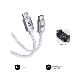 SUBBLIM CABLE OPTIMUS 60W C-C 2m WHITE | APLIUM