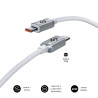 SUBBLIM CABLE OPTIMUS 60W C-C 2m WHITE | APLIUM