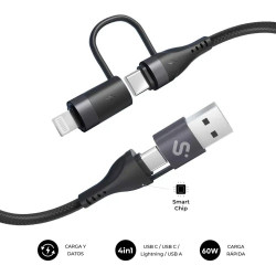 Subblim Cable Top 4IN1 60W C-c-l-a 1,2M | APLIUM