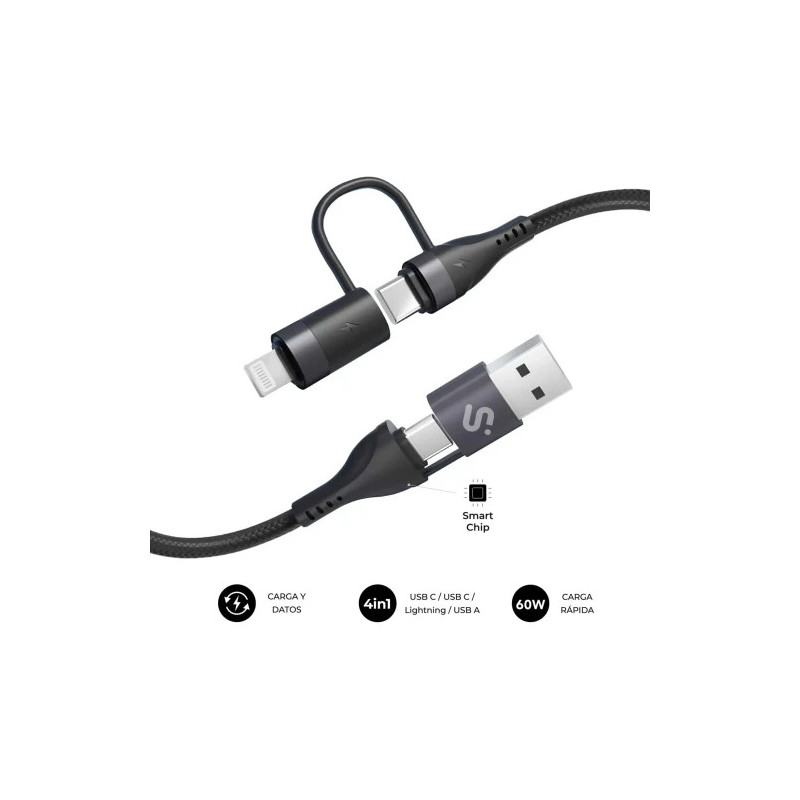 Subblim Cable Top 4IN1 60W C-c-l-a 1,2M | APLIUM