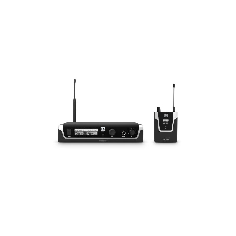 LD Systems U505 IEM 584 - 608 MHz Negro | APLIUM