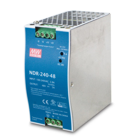 48V, 240W Din-Rail Power