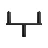 LD Systems DAVE G4X T-BAR L Piso Acero Negro | APLIUM