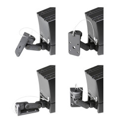 LD Systems CURV 500 WMB Pared Aluminio Negro | APLIUM