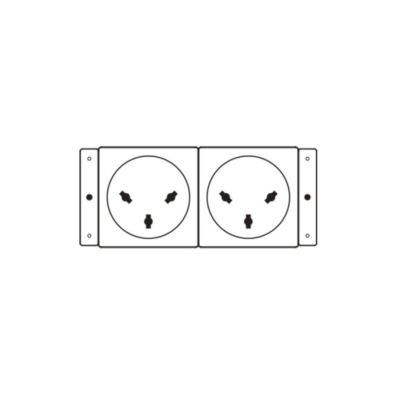 Kramer Electronics TS-2IL toma de corriente | APLIUM