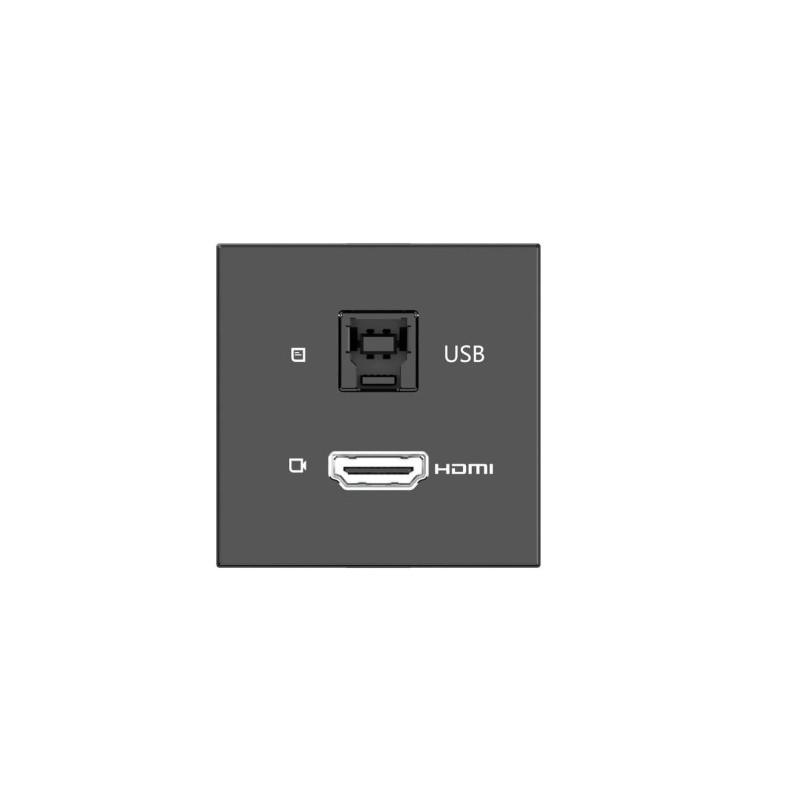 Kramer Room Connectivity Passive Black Module With 1 HDMI Po | APLIUM