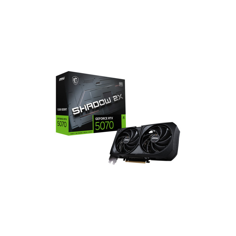 MSI GeForce RTX 5070 12G SHADOW 2X OC NVIDIA 12 GB GDDR7 | APLIUM