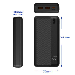 Ewent POWER BANK 20000mAh PD 22.5W | APLIUM