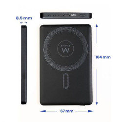 Ewent Powerbank Ultraslim MAGSAFE® 5000MAH Pd 20W, 1X Usb-c | APLIUM