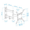 Soporte de Pared Orientable / Inclinable TooQ LP2142TNL-B pa | APLIUM