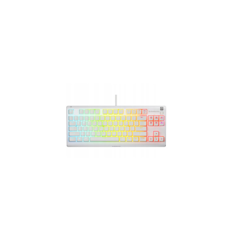 Teclado Steelseries Apex 3 Tkl (USA) Blanco (64819) | APLIUM