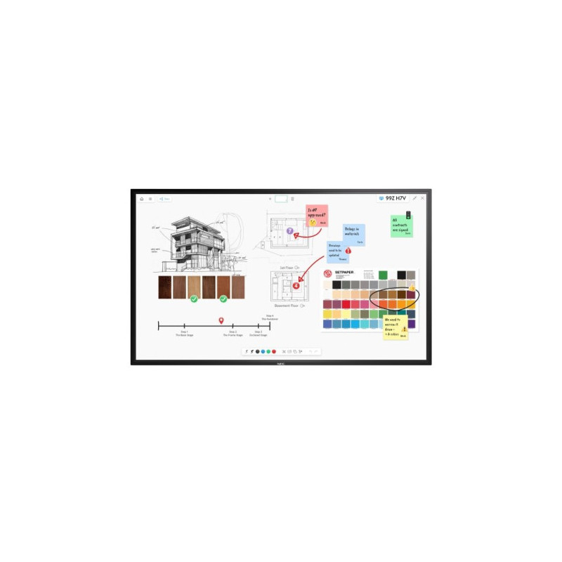 NEC MultiSync M751 IGB pizarra blanca interactiva 190,5 cm ( | APLIUM