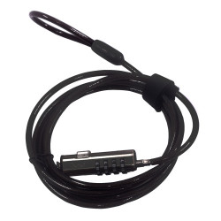 Ewent EW1238 cable antirrobo Negro 1,8 m | APLIUM
