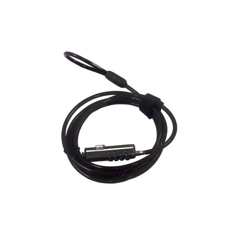 Ewent EW1238 cable antirrobo Negro 1,8 m | APLIUM