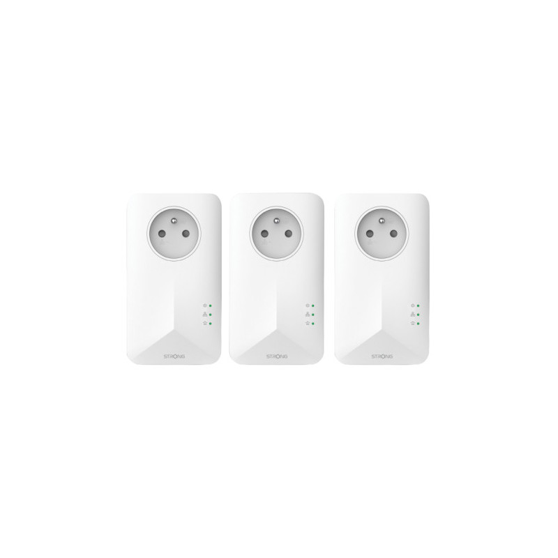 Strong Powerline 1000 1000 Mbit/s Ethernet Blanco 3 pieza(s) | APLIUM