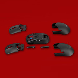HP HyperX Pulsefire Saga Pro: ratón gaming inalámbrico (negr | APLIUM