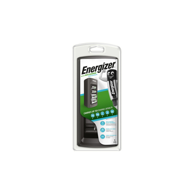 Cargador Universal Pilas Recargables AA/AAA/C/D/9V Energizer | APLIUM