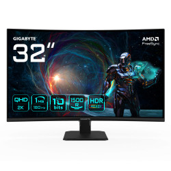 GIGABYTE GS32QCA 31.5" Monitor Curvo para Gaming QHD - 2560 | APLIUM
