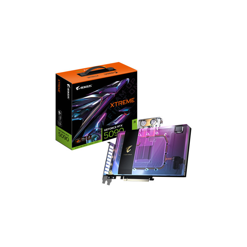 GIGABYTE AORUS GeForce RTX 5090 XTREME WATERFORCE WB 32G Tar | APLIUM