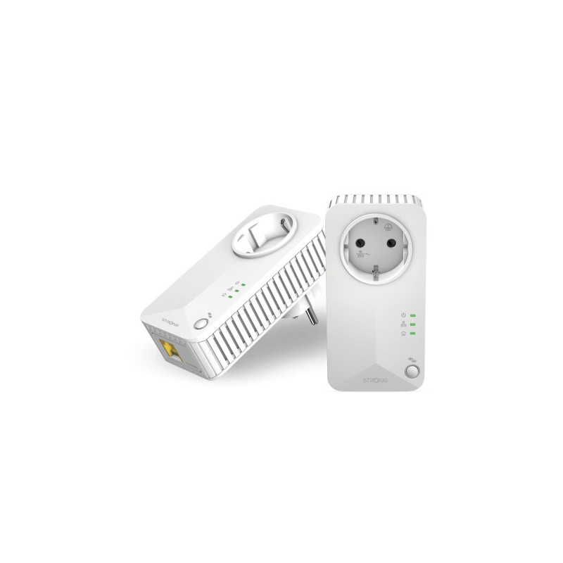 Strong Powerline 600 Duo 600 Mbit/s Ethernet Blanco 2 pieza( | APLIUM