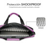 SUBBLIM Maletín Ordenador Air Padding Laptop bag 15,6" Rosa | APLIUM