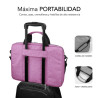 SUBBLIM Maletín Ordenador Air Padding Laptop bag 15,6" Rosa | APLIUM