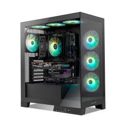 NOX Hummer Glock Black Midi Tower Negro | APLIUM