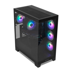 NOX Hummer Glock Black Midi Tower Negro | APLIUM