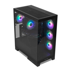 NOX Hummer Glock Black Midi Tower Negro | APLIUM