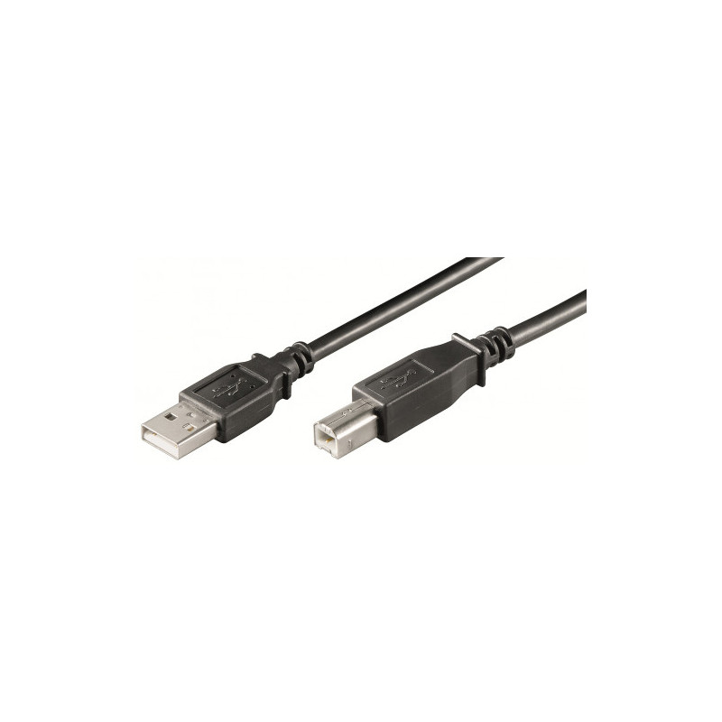 Ewent EW-UAB-030 cable USB 3 m 2.0 USB A USB B Negro | APLIUM