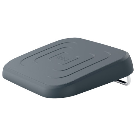 Reposapies Ajustable Ergo Reciclado Gris Oscuro Leitz 654600 | APLIUM