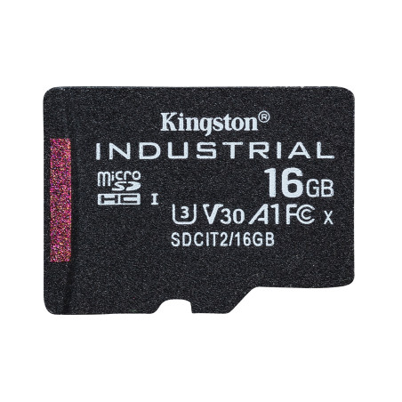 16GB microSDHC Industrial Card Single