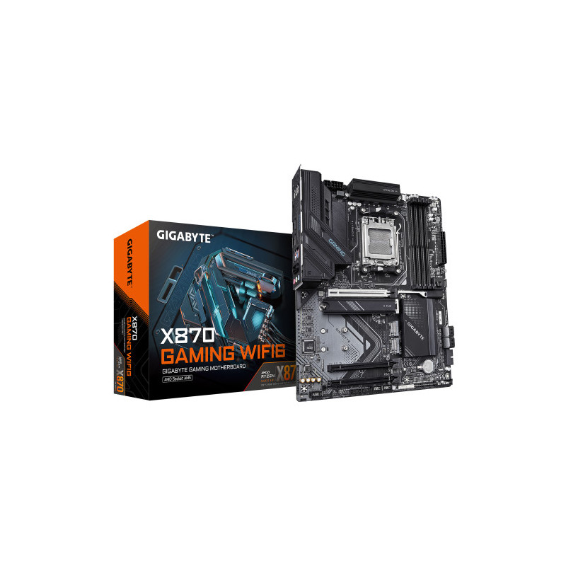 GIGABYTE X870 GAMING WIFI6 Placa Base - Compatible con CPUs | APLIUM