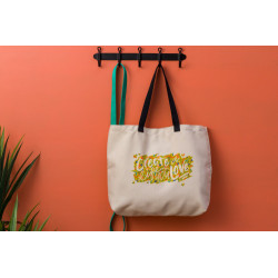 Cricut 2006829 bolsa de compras Beige, Negro Bolso grande | APLIUM