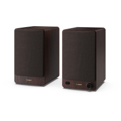 Sharp BOOKSHELF SPEAKERS De 2 vías Marrón Inalámbrico y alám | APLIUM