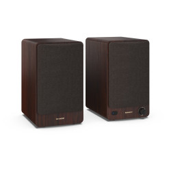 Sharp BOOKSHELF SPEAKERS De 2 vías Marrón Inalámbrico y alám | APLIUM