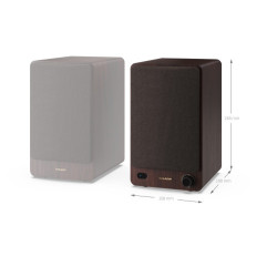Sharp BOOKSHELF SPEAKERS De 2 vías Marrón Inalámbrico y alám | APLIUM