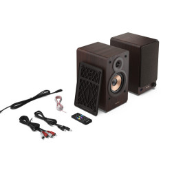 Sharp BOOKSHELF SPEAKERS De 2 vías Marrón Inalámbrico y alám | APLIUM