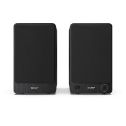 Sharp Bookshelf Speakers De 2 vías Negro Inalámbrico y alámb | APLIUM