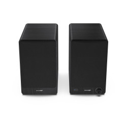Sharp Bookshelf Speakers De 2 vías Negro Inalámbrico y alámb | APLIUM