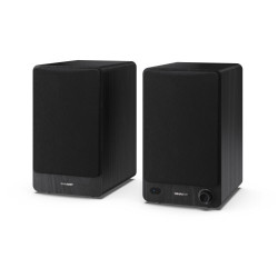 Sharp Bookshelf Speakers De 2 vías Negro Inalámbrico y alámb | APLIUM