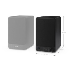 Sharp Bookshelf Speakers De 2 vías Negro Inalámbrico y alámb | APLIUM